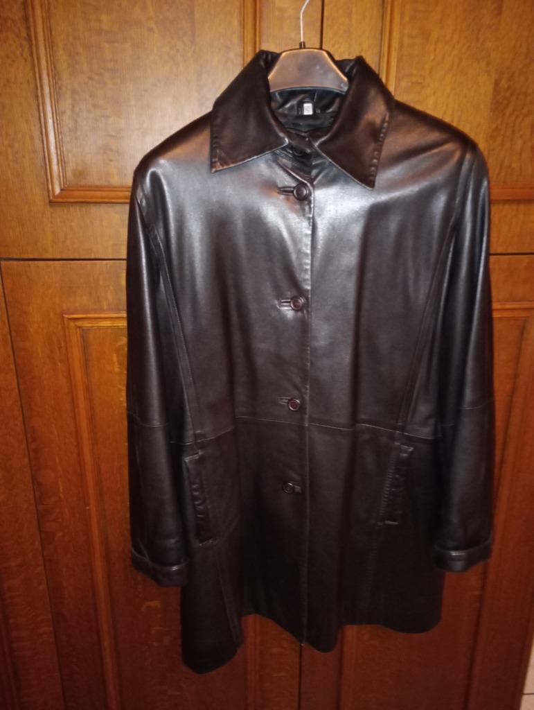 Lederen Damaesvest, Kleding | Dames, Ophalen, Pelsland, Bruin, Maat 42/44 (L)