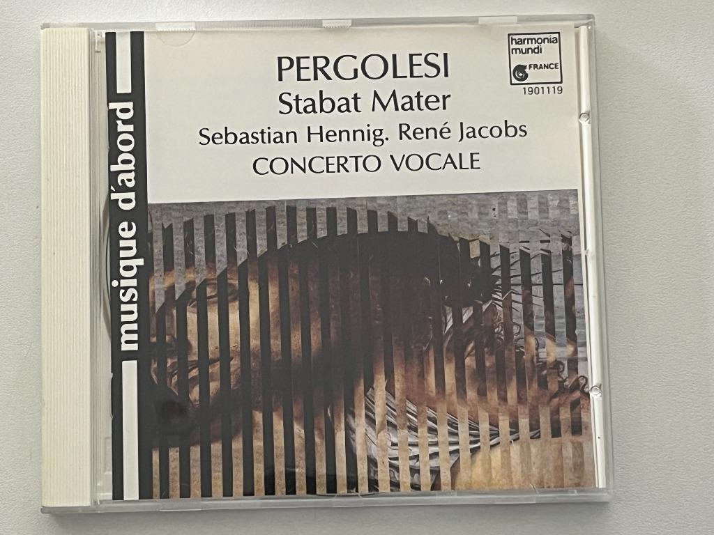 Giovanni Battista Pergolesi – Stabat Mater, Cd's en Dvd's, Cd's | Klassiek, Gebruikt, Ophalen of Verzenden