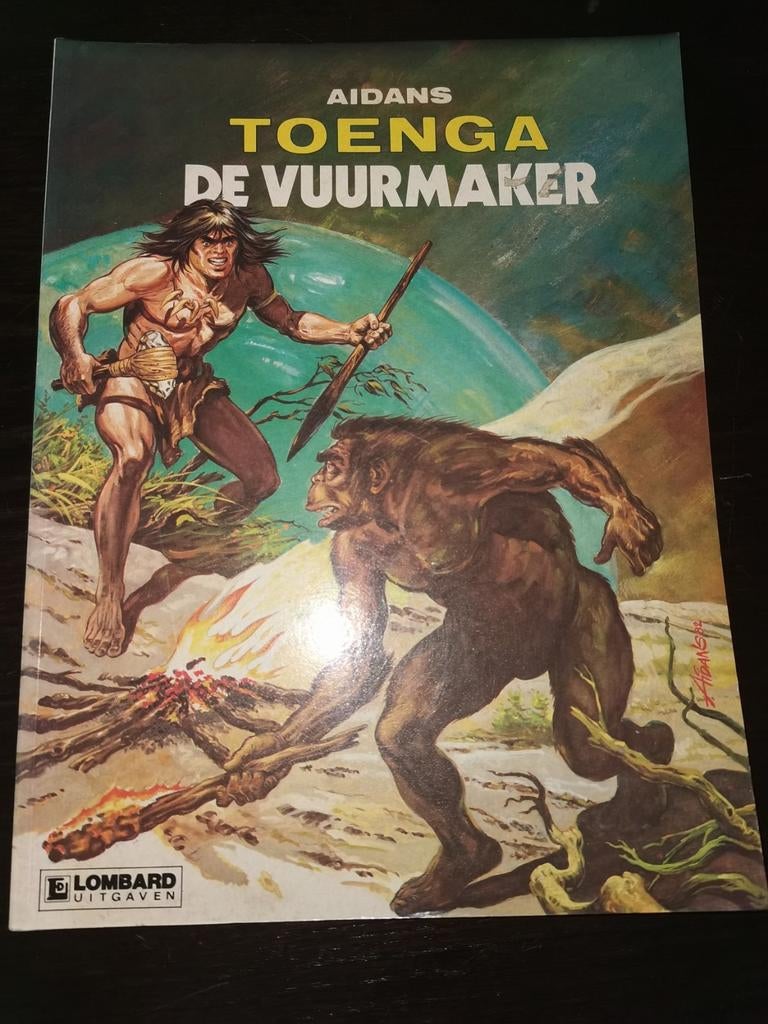 Strip Toenga, Boeken, Gelezen, Eén stripboek, Ophalen of Verzenden, Édouard Aidans