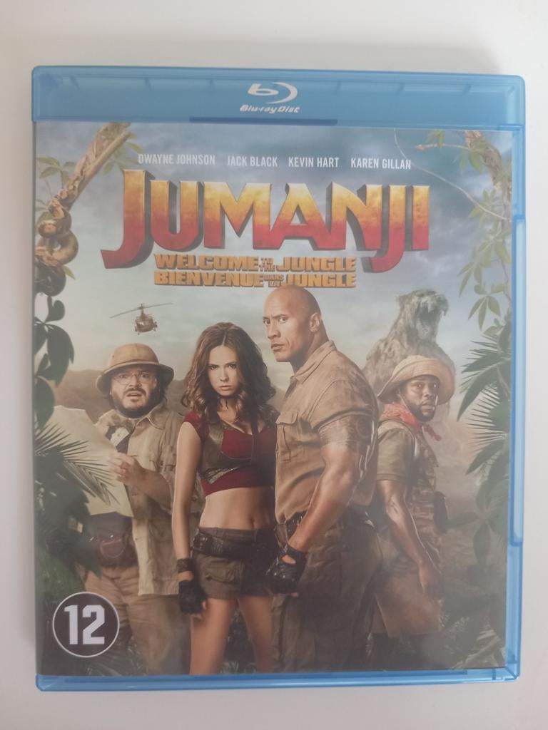 Blu-Ray Jumanji met Dwayne Johnson, Ophalen of Verzenden, Zo goed als nieuw
