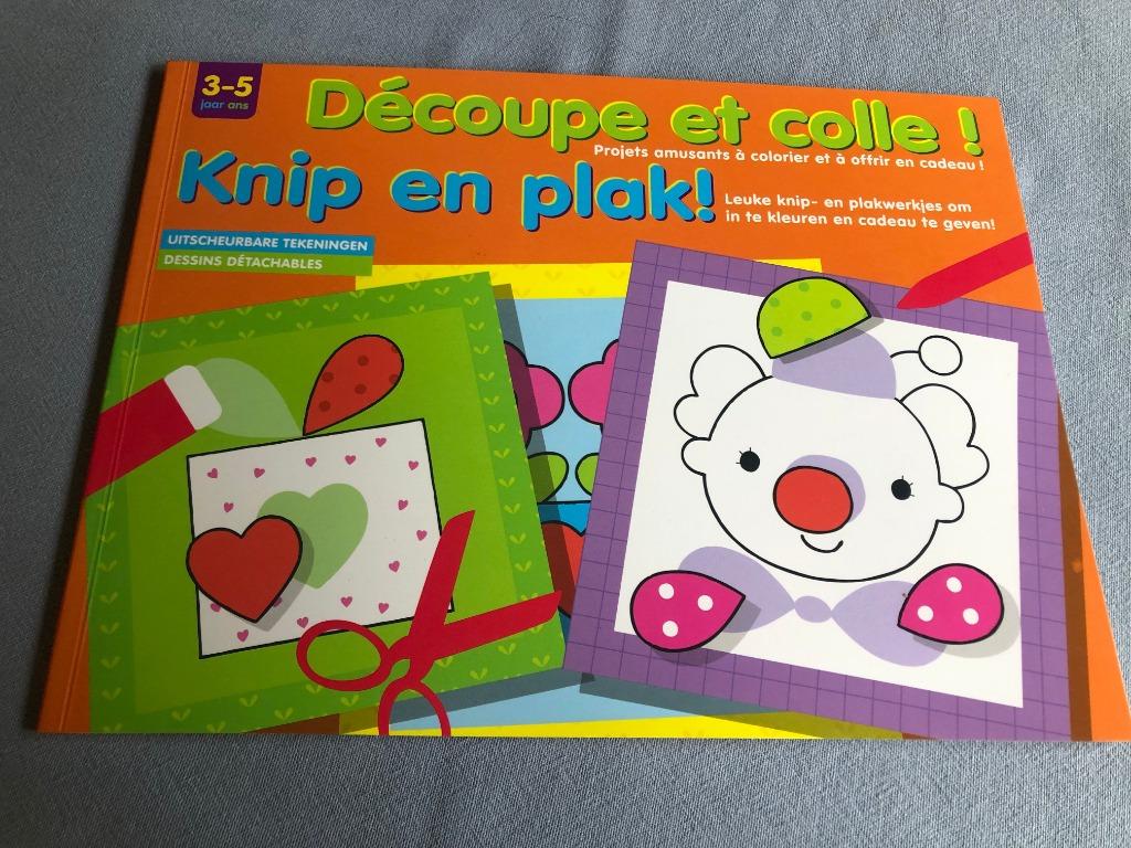 Boek: Knip en plak voor kinderen, Ophalen of Verzenden, Zo goed als nieuw