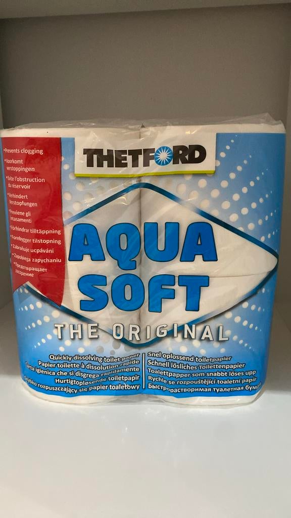 Thetford aqua soft wc papier, Ophalen