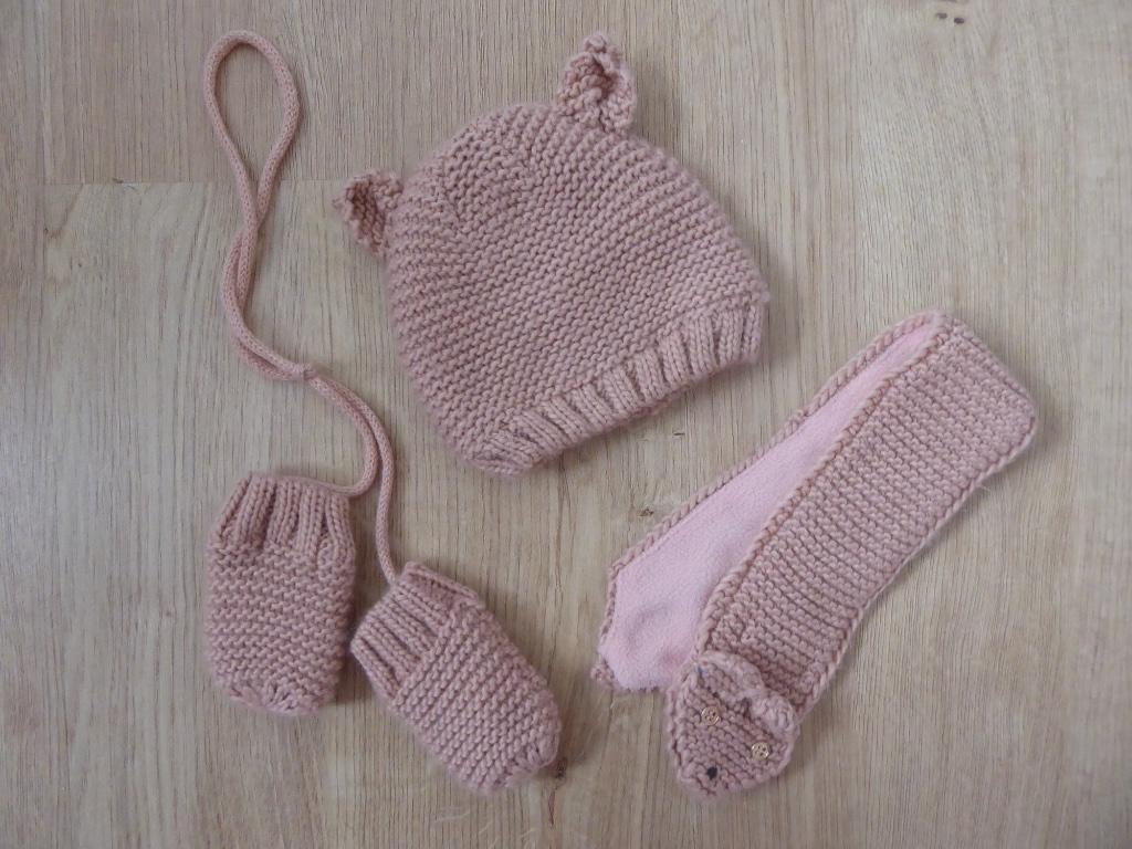 JBC, setje sjaal, muts, wantjes maat 46 (68-74)  6 - 9 maand, Enfants & Bébés, Vêtements de bébé | Bonnets, Écharpes & Moufles