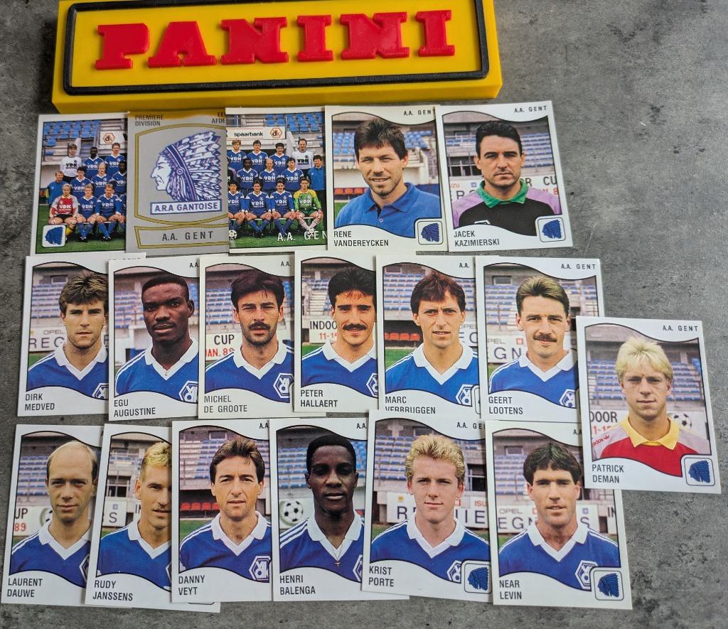 PANINI FOOTBALL 90 AA GENT  18 STICKERS 1990, Hobby en Vrije tijd, Stickers en Plaatjes, Nieuw, Verzenden