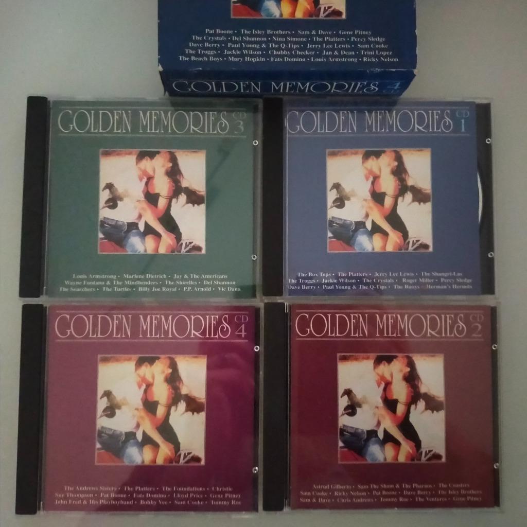 4x CD Box set Golden Memories Classic Pop Rock Jaren 60 70, Ophalen of Verzenden, Pop, Boxset