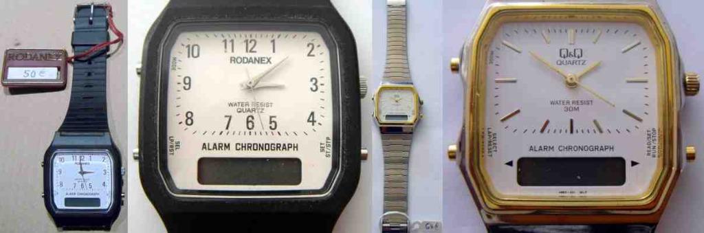 Montre ana-digitale RODANEX / Q&Q, alarme/chronographe neuve, Collections, Enlèvement ou Envoi, Neuf