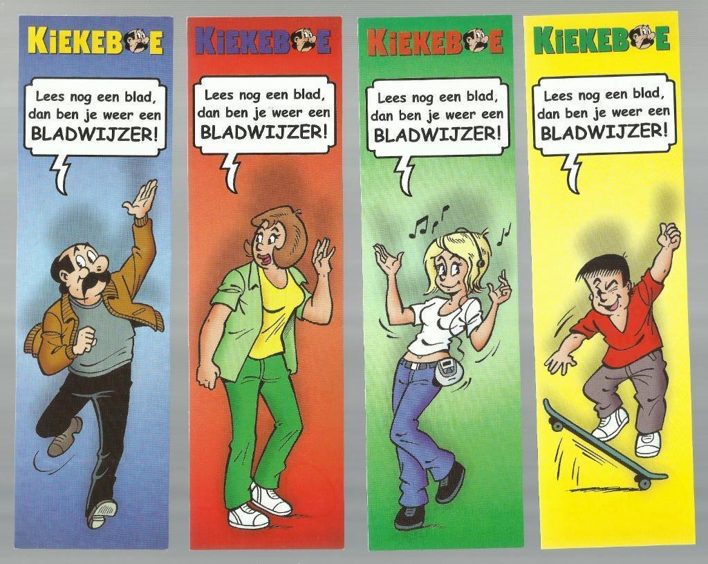4  x  KIEKEBOE  :  BLADWIJZERS  -  zie / voir scan's, Neuf, Merho, Série complète ou Série, Envoi