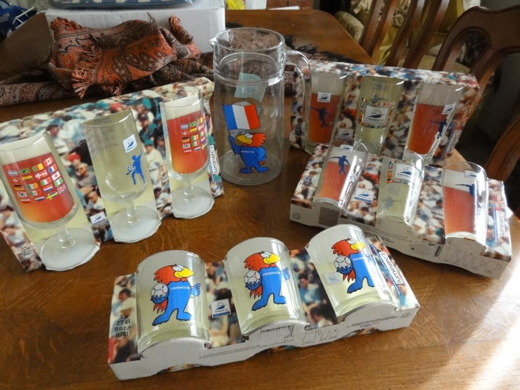 Verres "Coupe du monde de foot France 98", Collections, Enlèvement, Neuf, Autres types