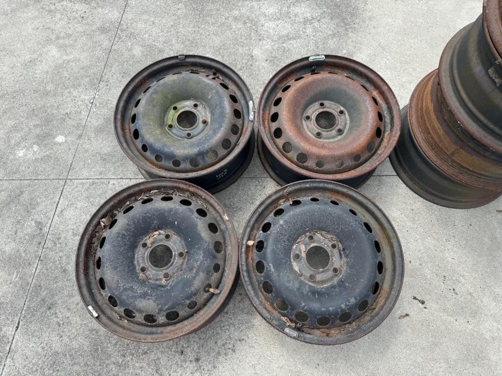4 Renault Scenic velgen van plaatstaal, Ophalen, Gebruikt, Renault