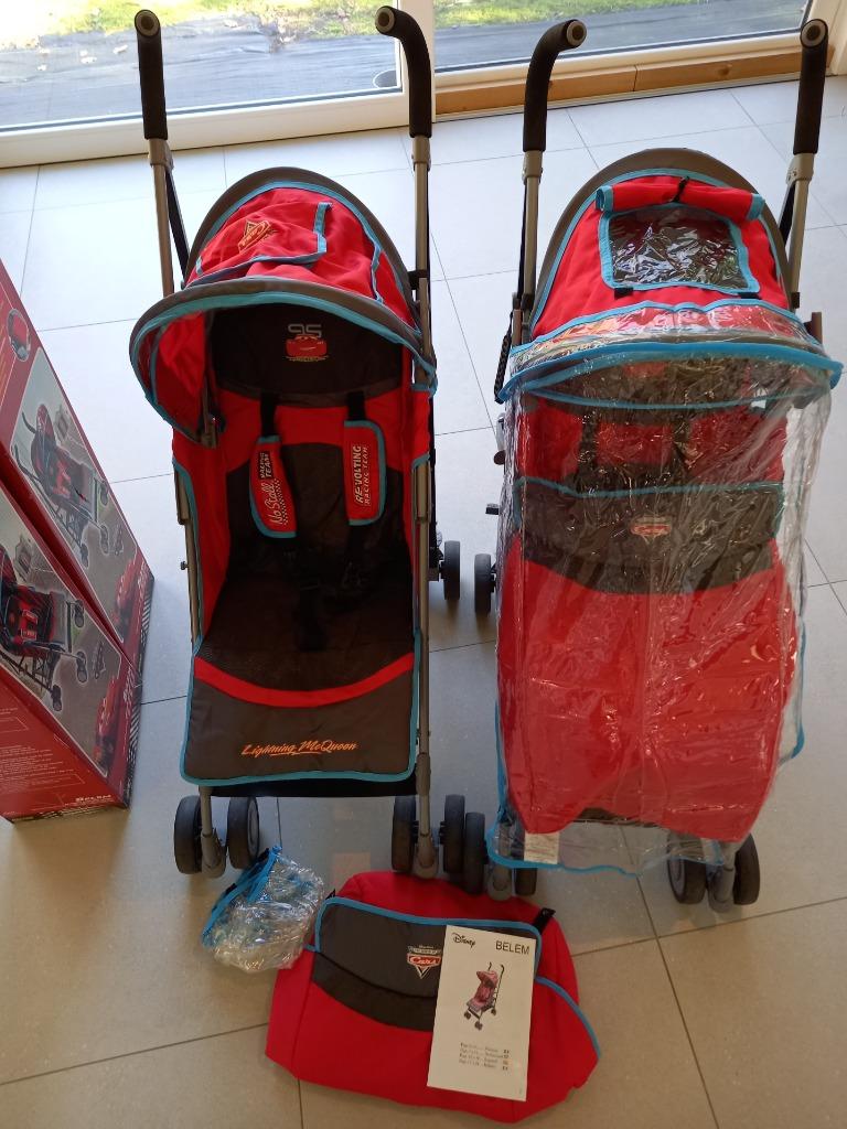 CARS buggy wandelwagen 2 stuks (29 euro/stuk), Kinderen en Baby's, Buggy's, Zo goed als nieuw, Overige merken, Regenhoes, Voetenzak