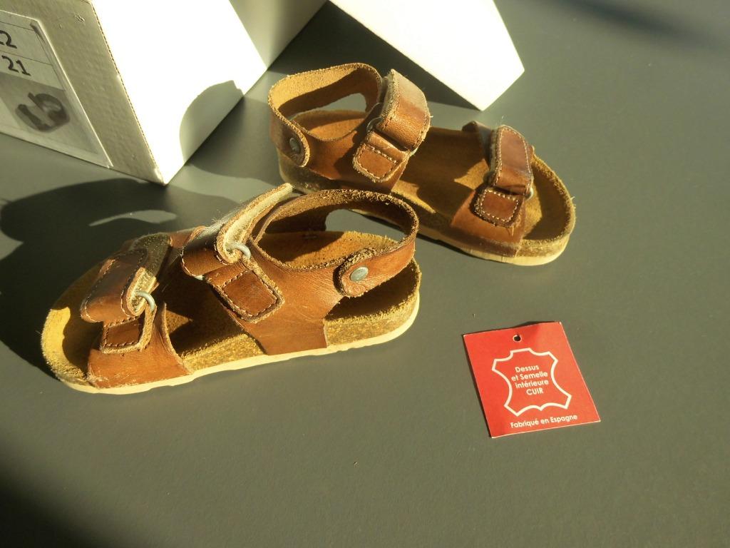LEREN BABYSANDALEN Maat: 21, Overige typen, Ophalen of Verzenden, Zo goed als nieuw, Jongetje