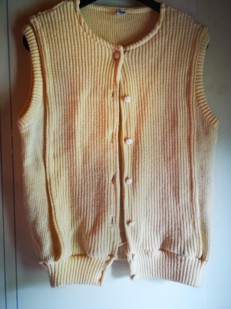 Gilet sans manches en maille beige taille 40, Enlèvement ou Envoi, Comme neuf, Taille 38/40 (M), Beige