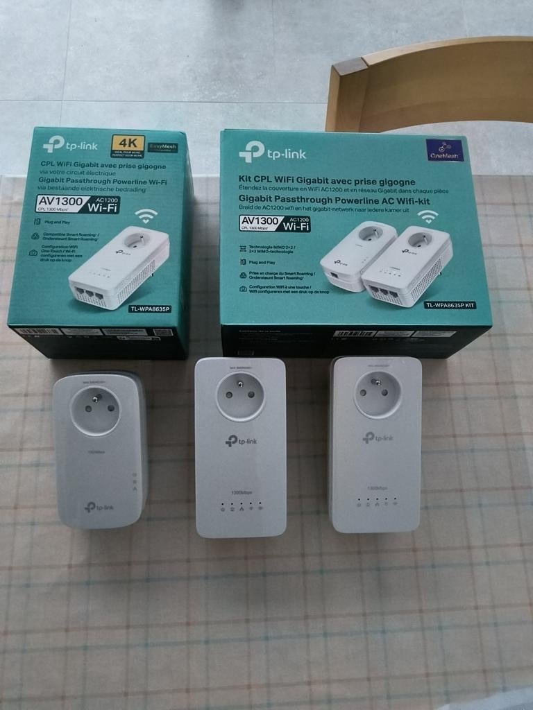 Tp-link powerline AC 1300, Ophalen