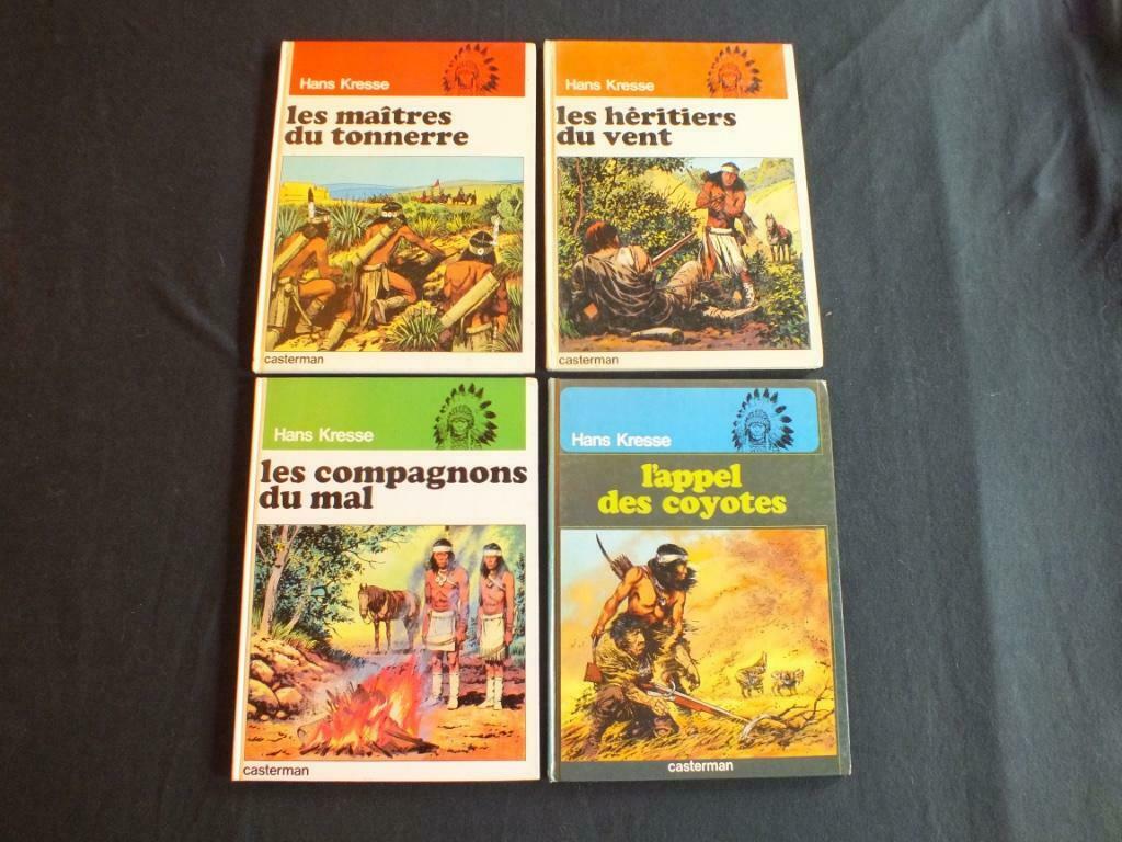 LES PEAUX-ROUGES (8 ALBUMS / 5  EO).    EDITIONS CASTERMAN, Livres, Plusieurs BD, Enlèvement ou Envoi, Utilisé, Hans KRESSE