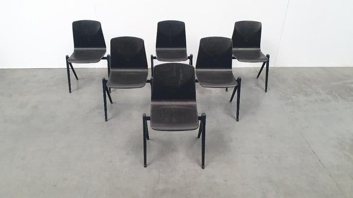 thurop pagholz industriële design stoel vintage galvanitas, Ophalen