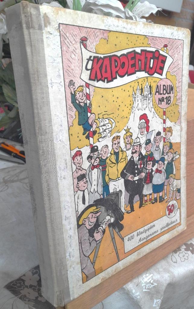 gekartoneerde kapoentjesalbum nr 18, Boeken, Stripverhalen, Gelezen, Marc sleen rik buth, Verzenden, Eén stripboek