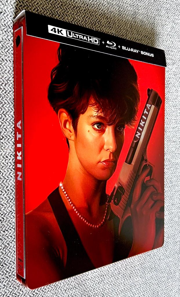 NIKITA (4KUHD) Culte / "STEELBOOK" / 3 BLURAY // Comme Neuf, Enlèvement ou Envoi, Comme neuf, Action, Coffret