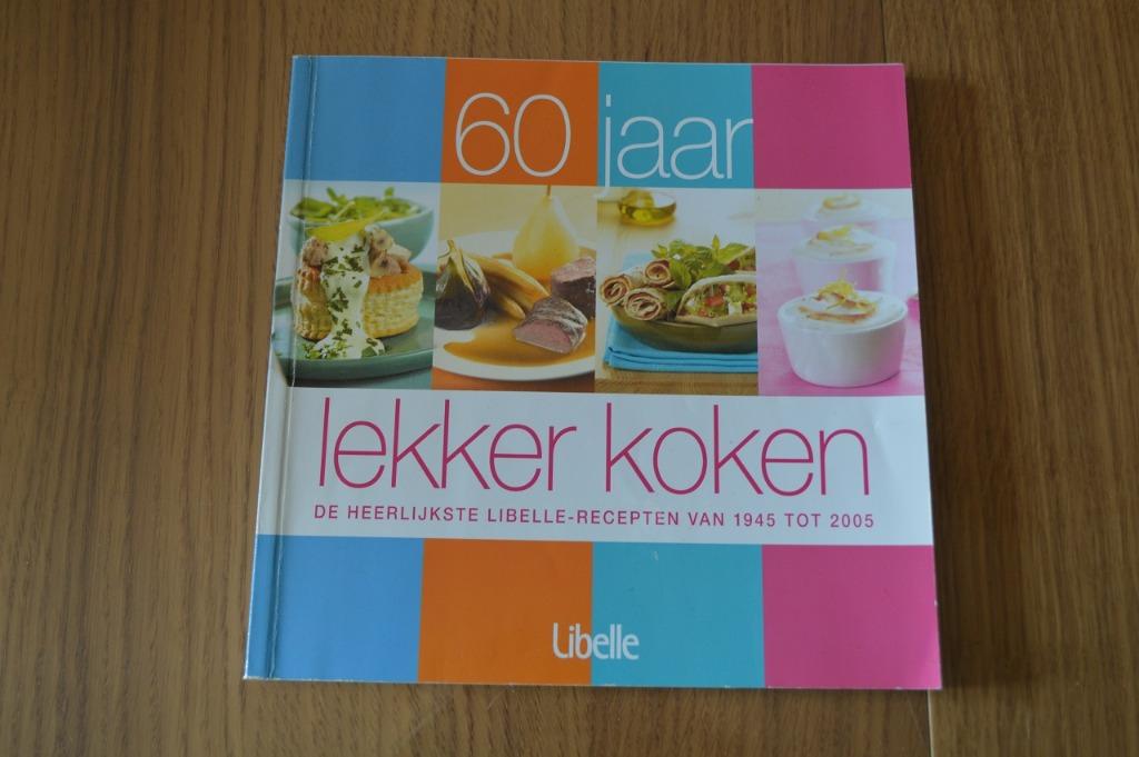 60 jaar lekker koken met libelle, Boeken, Gelezen, Hoofdgerechten, Libelle, Ophalen of Verzenden