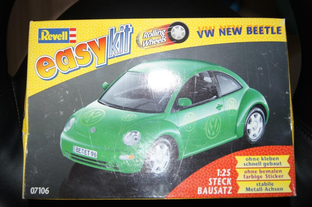 Revell bouwdoos VW new Beetle 1/25 EASY kit, Neuf, Enlèvement ou Envoi, Voiture, Revell
