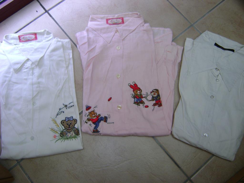 chemisiers blancs en taille L, Enlèvement ou Envoi, Comme neuf, Taille 42/44 (L), Blanc