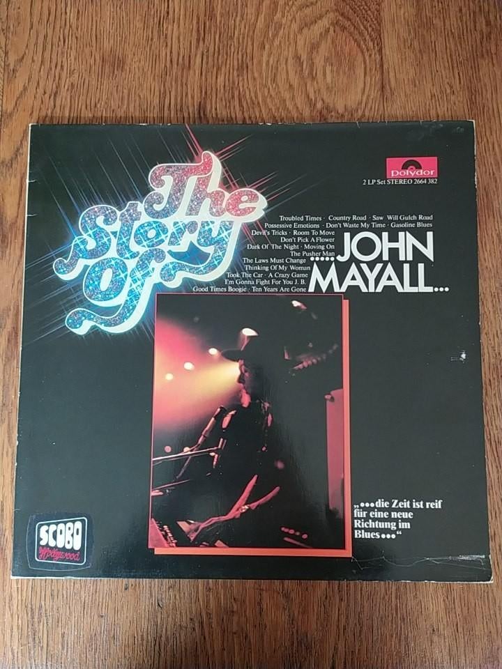 33 T dubbele vinyl John Mayall, 1960 tot 1980, Gebruikt, Overige formaten, Ophalen of Verzenden
