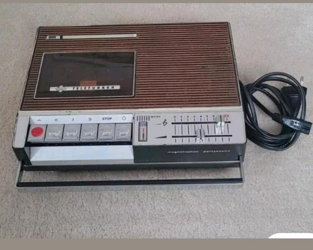 Vintage Casette Deck Telefunken
Prachtige werkende Staat !
V, Audio, Tv en Foto, Cassettedecks, Ophalen of Verzenden