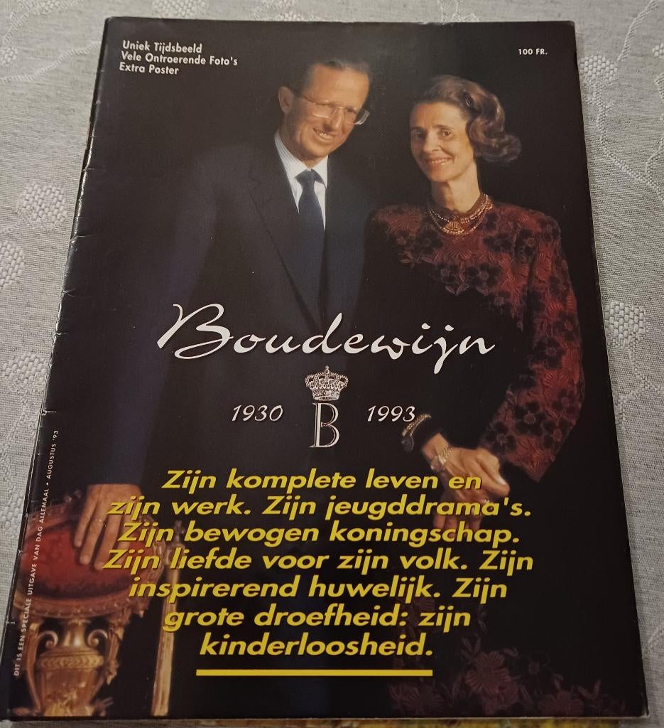 Speciale edities van Boudewijn, Albert II, Filip & Mathilde, Enlèvement ou Envoi, Utilisé, Magazine ou livre