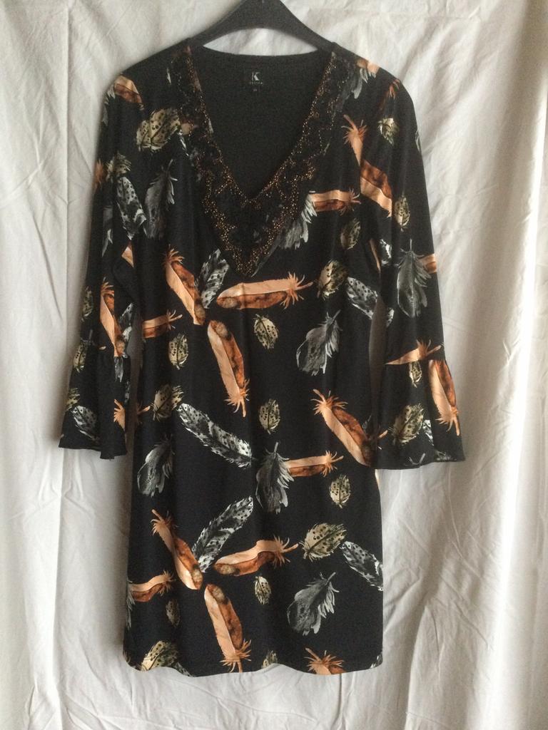 Kleedje van K-design, XS, Enlèvement ou Envoi, Comme neuf, Taille 34 (XS) ou plus petite, Noir