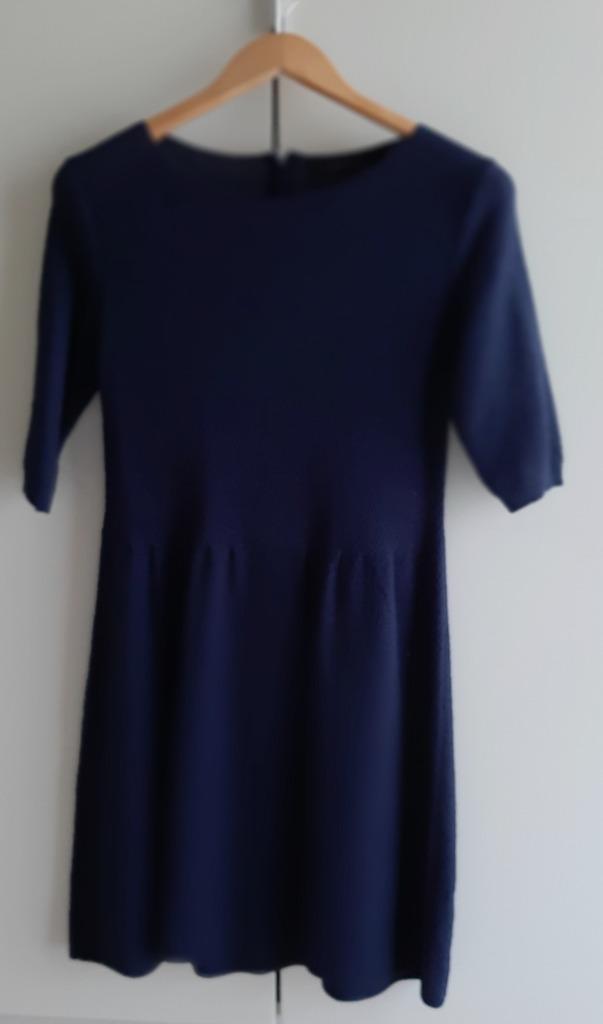 Te koop: Mooi donker blauw jurkje "La Féé Maraboutée" maat4., Kleding | Dames, Jurken, Ophalen, Blauw, Maat 42/44 (L), Zo goed als nieuw