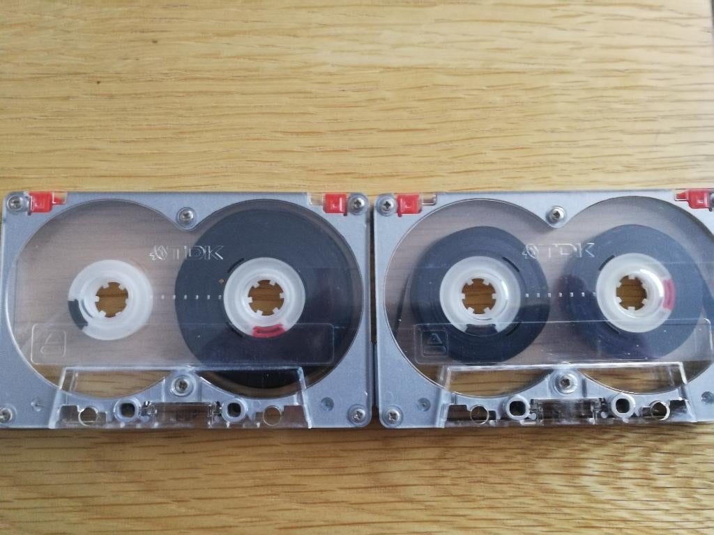 2 X TDK MA-R60, Cd's en Dvd's, Cassettebandjes, Ophalen of Verzenden, Gebruikt, 2 t/m 25 bandjes, Voorbespeeld