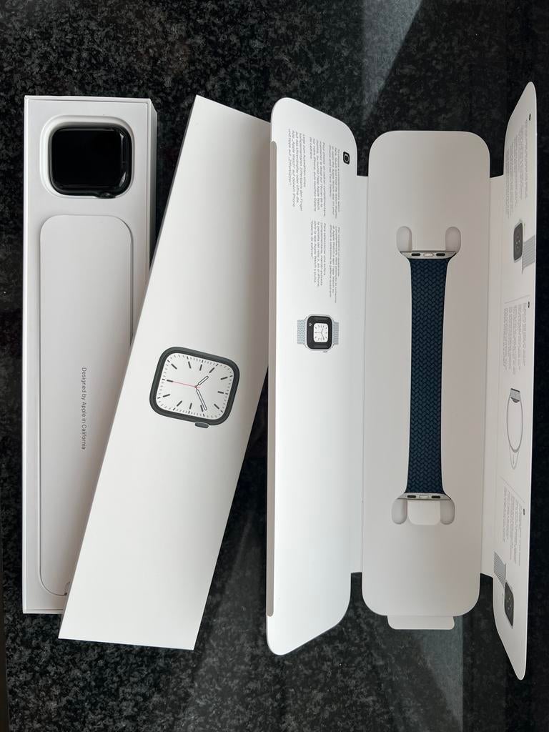 Apple Watch Series 7 – 45 mm – Donkergroen, Enlèvement ou Envoi, Comme neuf