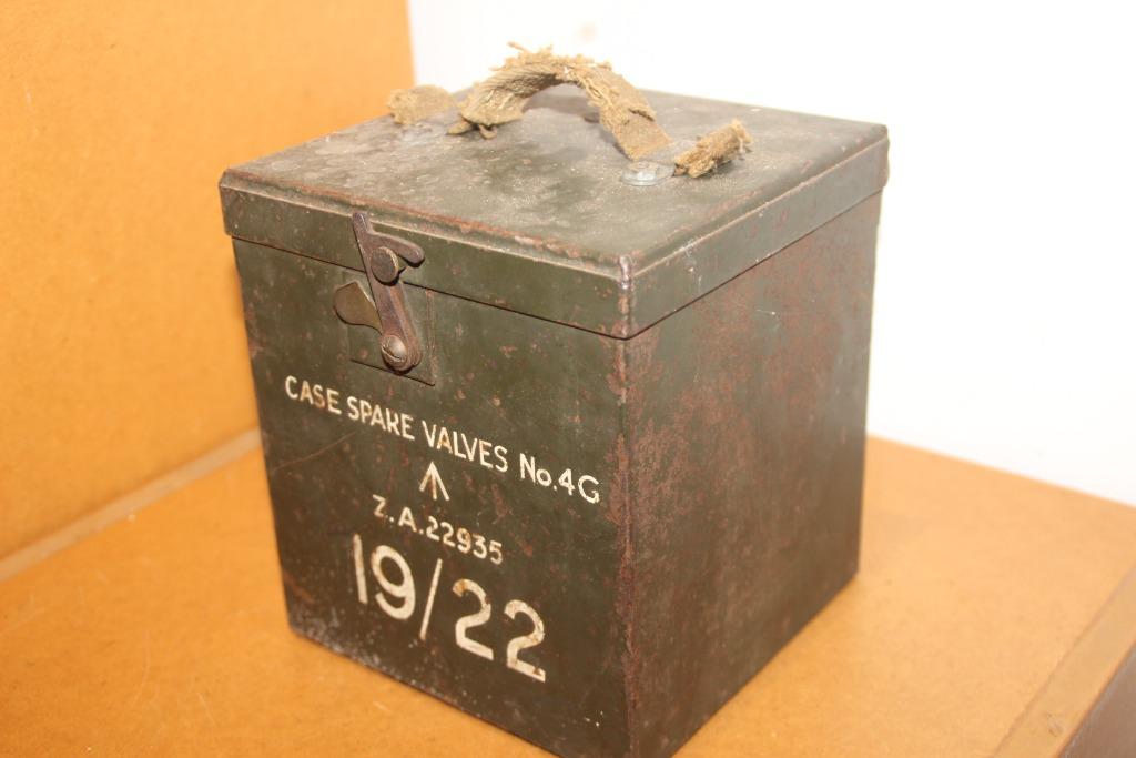GB WW2 „Case Spare Valves nr. 4G” (WS 19 en WS 22), Verzenden, Landmacht, Kist of Geocache