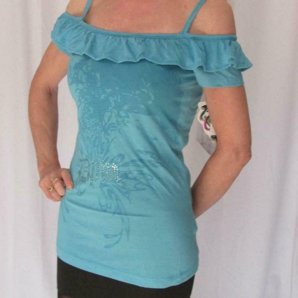 DPM privé (de puta Madre) t-shirt bleu t.L/M,Neuf +étiquette, Taille 38/40 (M), Enlèvement ou Envoi, Bleu, DPM