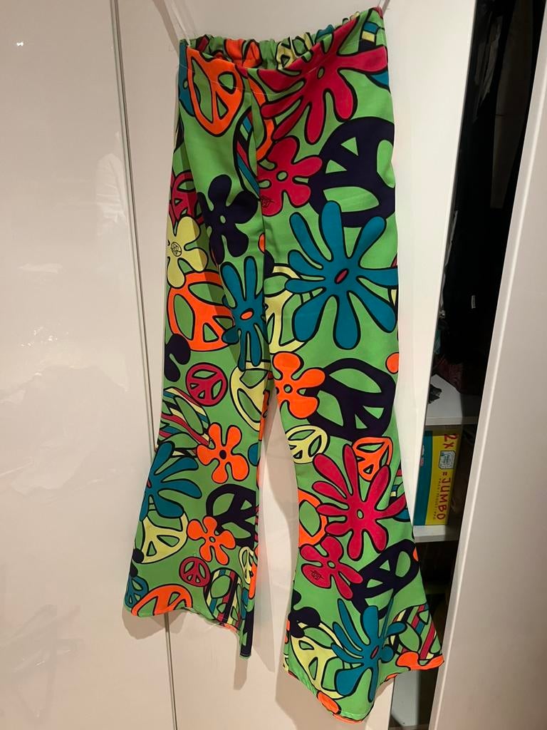 Disco broek, Kleding | Dames, Carnavalskleding en Feestkleding, Ophalen, Zo goed als nieuw
