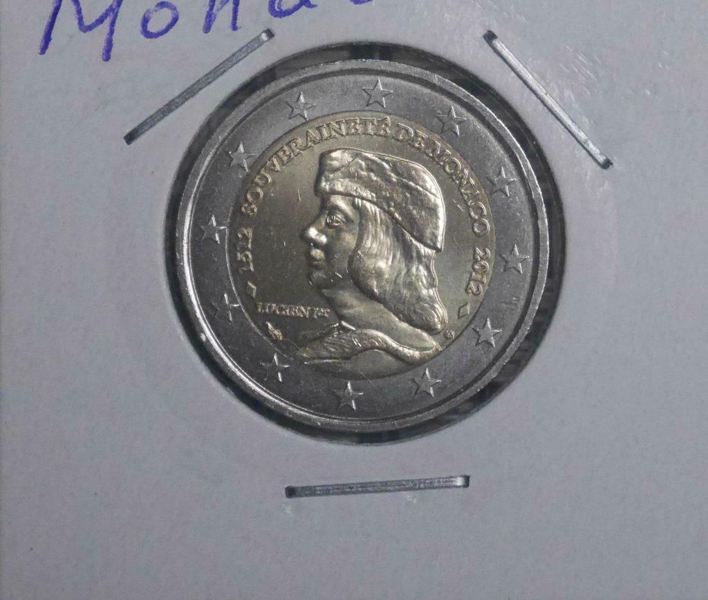 2 euro Monaco 2012 UNC  Independence (Lucien), Envoi, Monaco, 2 euros, Série