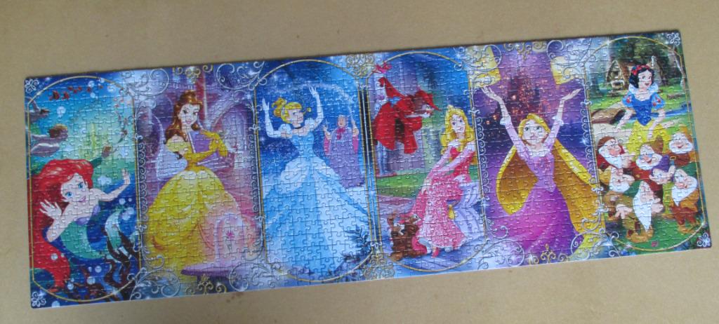 puzzel disney prinses 1000, Enlèvement ou Envoi, 500 à 1500 pièces, Comme neuf, Puzzle