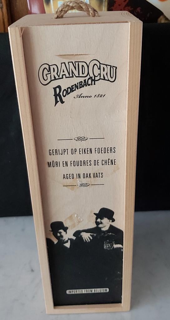 Rodenbach lege houten flessen kistjje, Verzamelen, Ophalen of Verzenden, Zo goed als nieuw