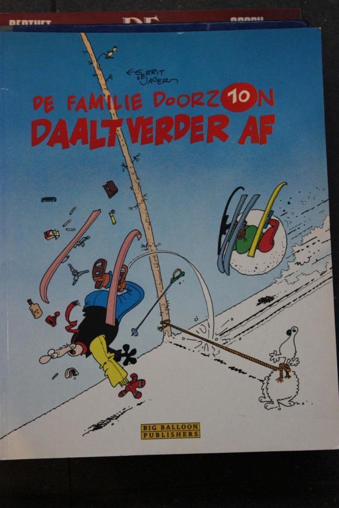 STRIP SC DE FAMILIE DOORZON 10 DAALT VERDER AF EERSTE DRUK, Ophalen of Verzenden