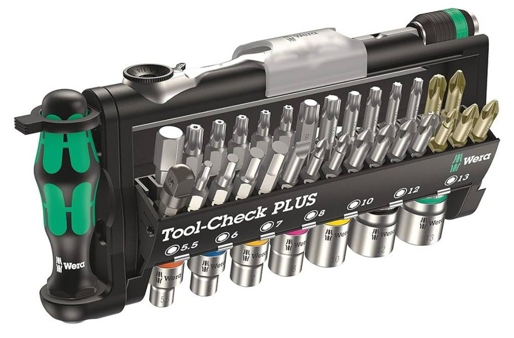Wera Tool-Check Plus
dopsleutelset. Nieuw!!!, Doe-het-zelf en Bouw, Gereedschap | Handgereedschap, Ophalen of Verzenden, Nieuw