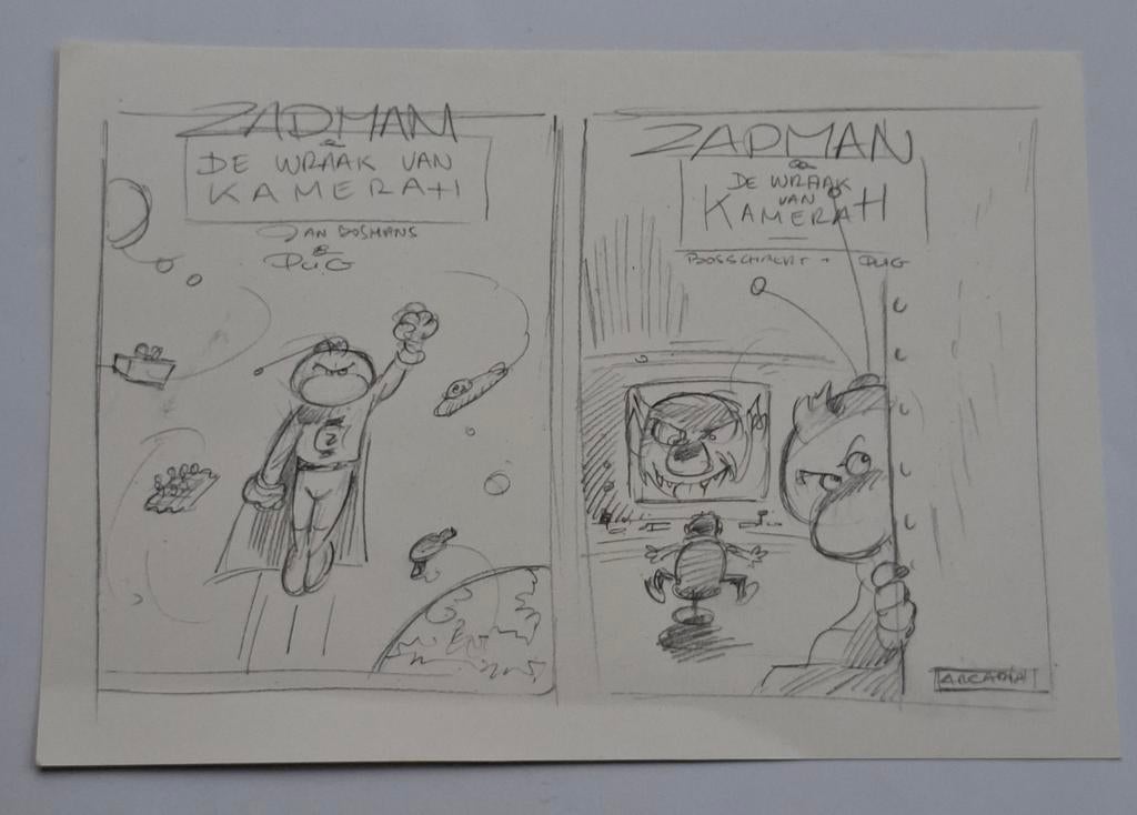 Zapman en Sam. Bosschaert en Pug, Verzenden