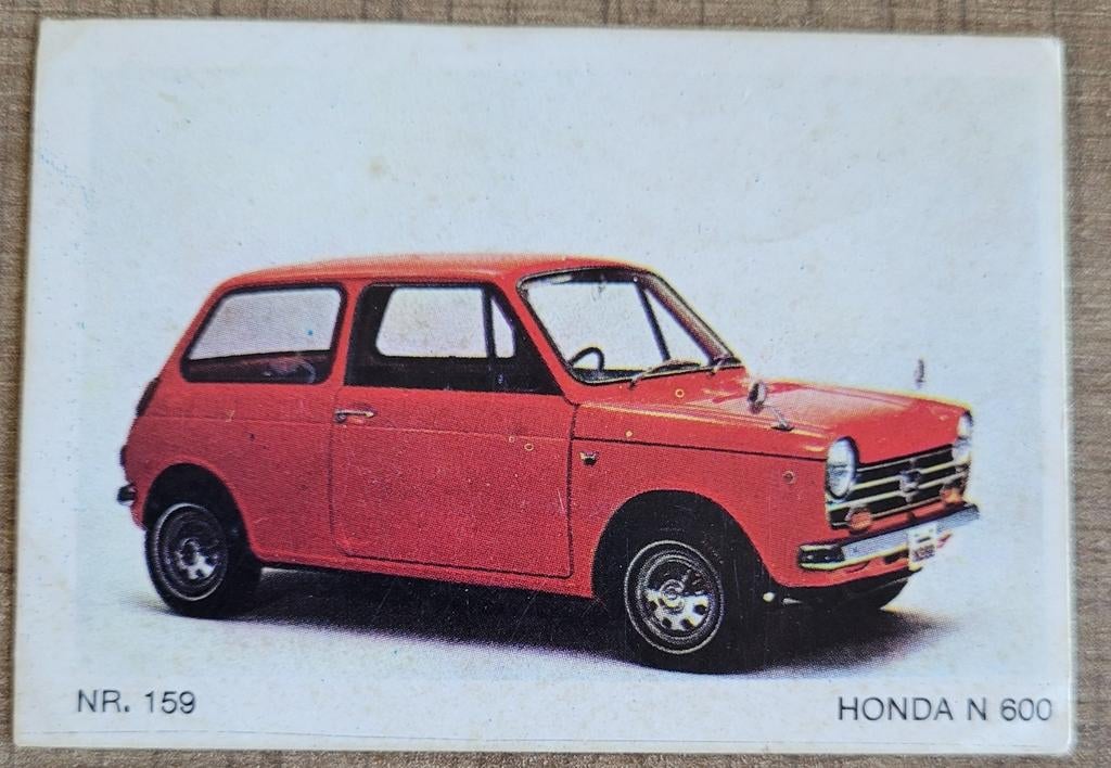 Oude sticker: Honda N 600, Ophalen of Verzenden, Gebruikt, Auto of Motor