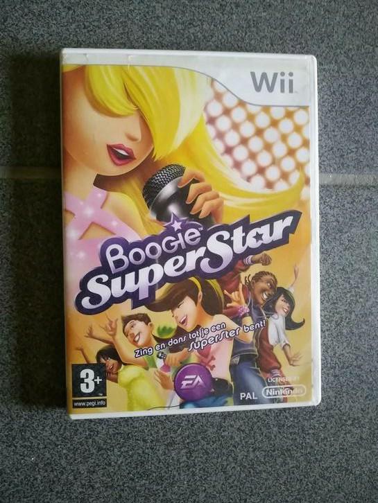Wii spelletje Boogie super star., Ophalen, Zo goed als nieuw