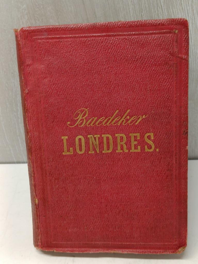 Baededeker Londres reisgids 1875, Ophalen of Verzenden, Gelezen