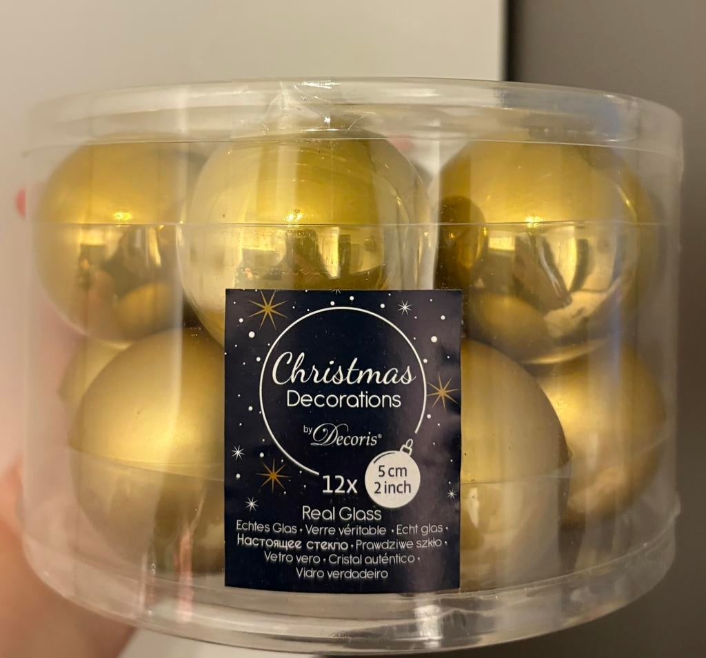 Gouden kerstballen, Ophalen, Zo goed als nieuw