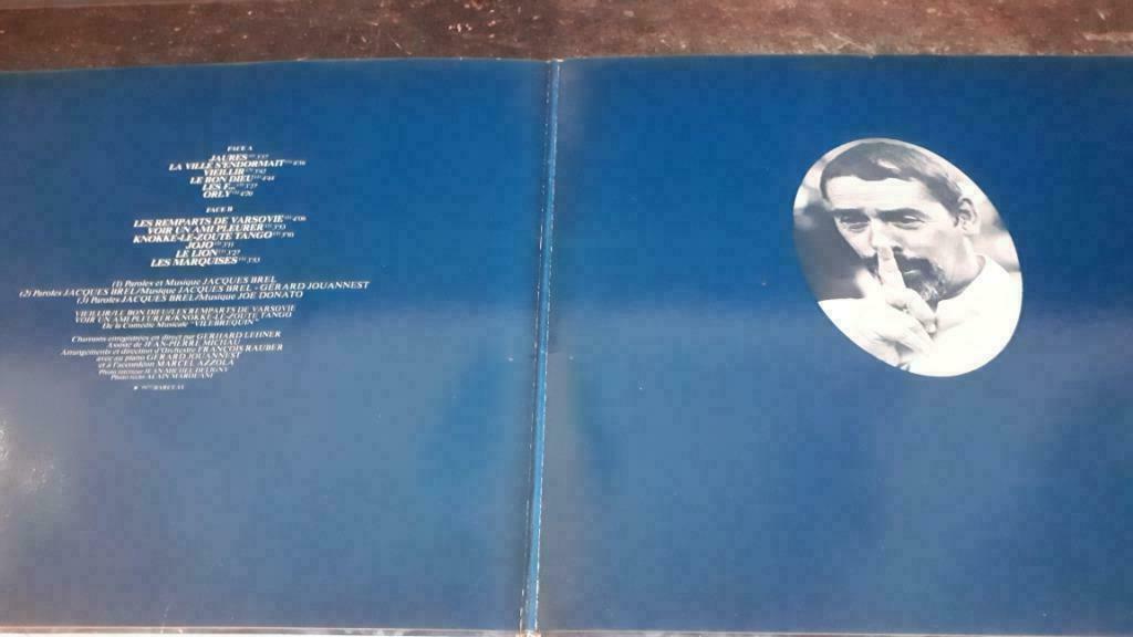 Jacques Brel 33 tours + revue Hommage 10 octobre 1978, Enlèvement ou Envoi, Autres formats