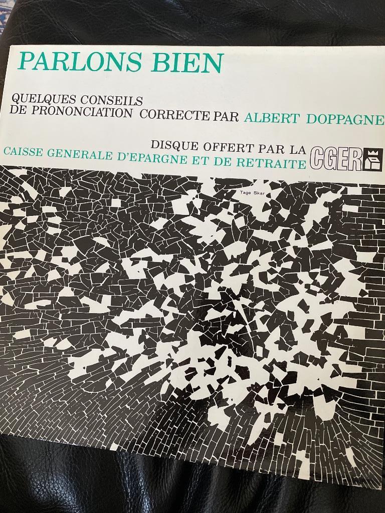 LP “Parlons Bien “ Albert Doppagne, Cd's en Dvd's, Vinyl | Overige Vinyl, Ophalen of Verzenden, Zo goed als nieuw