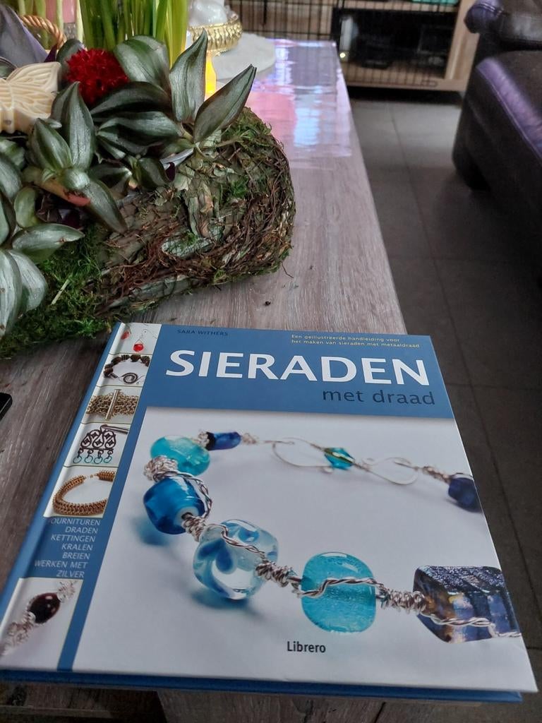 Boek sierraden met draad maken, Ophalen, Draad