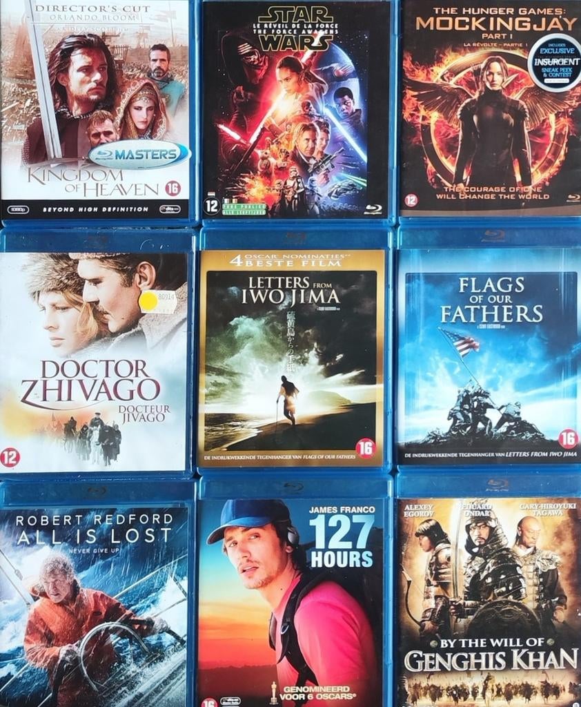 Lot top bluray films, Ophalen of Verzenden, Zo goed als nieuw
