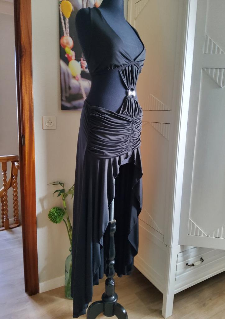 Robe lingerie robe avec nœud en strass noire 40/42, Esperallingerie, Enlèvement ou Envoi, Noir, Vêtements de nuit