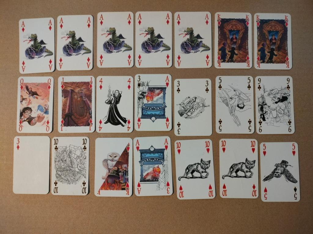🧙🏻🪄7 cartes Harry Potter Carta Mundi, Enlèvement ou Envoi, Utilisé, Jeu